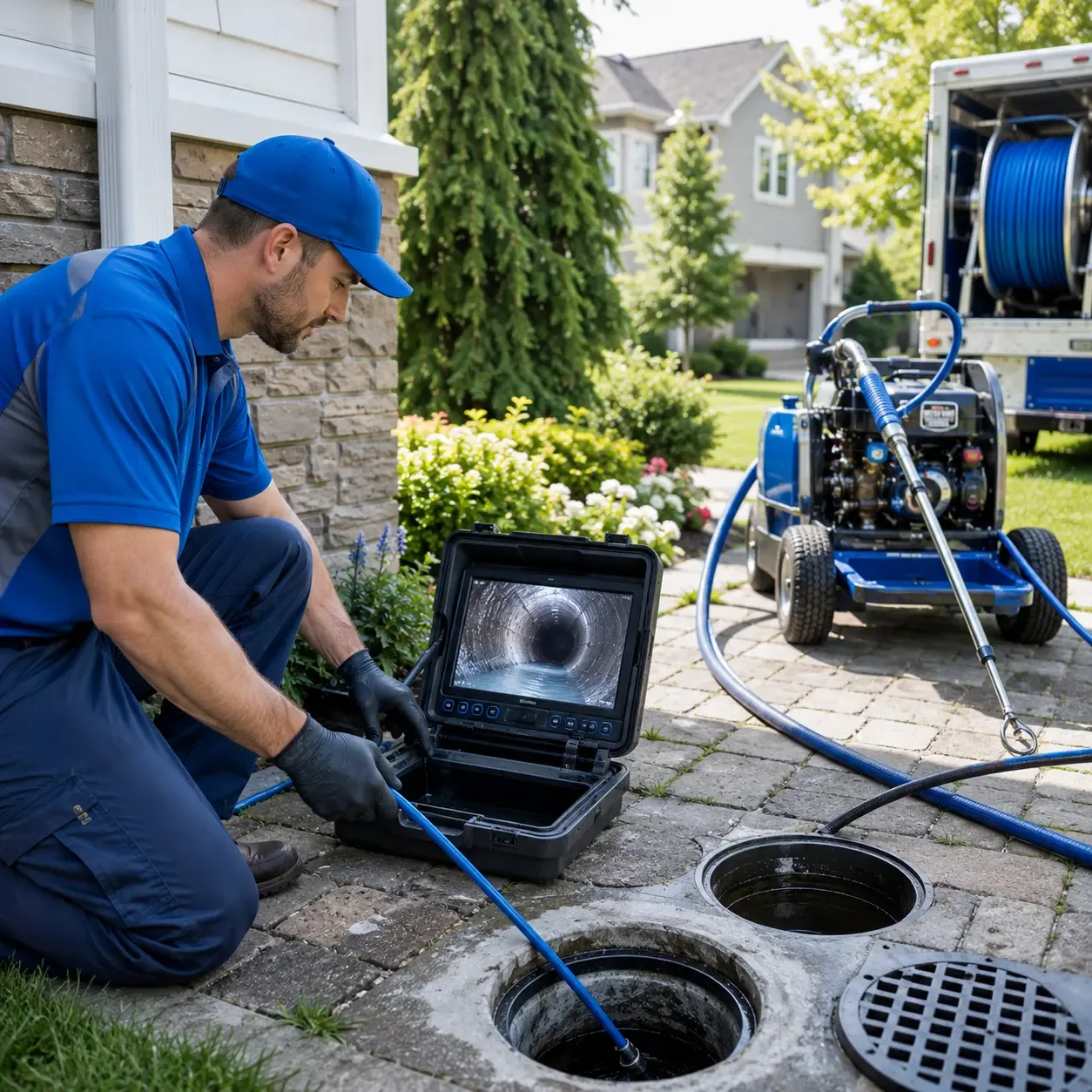 Outdoor drain cleaning professionals serving Franklinton, LA